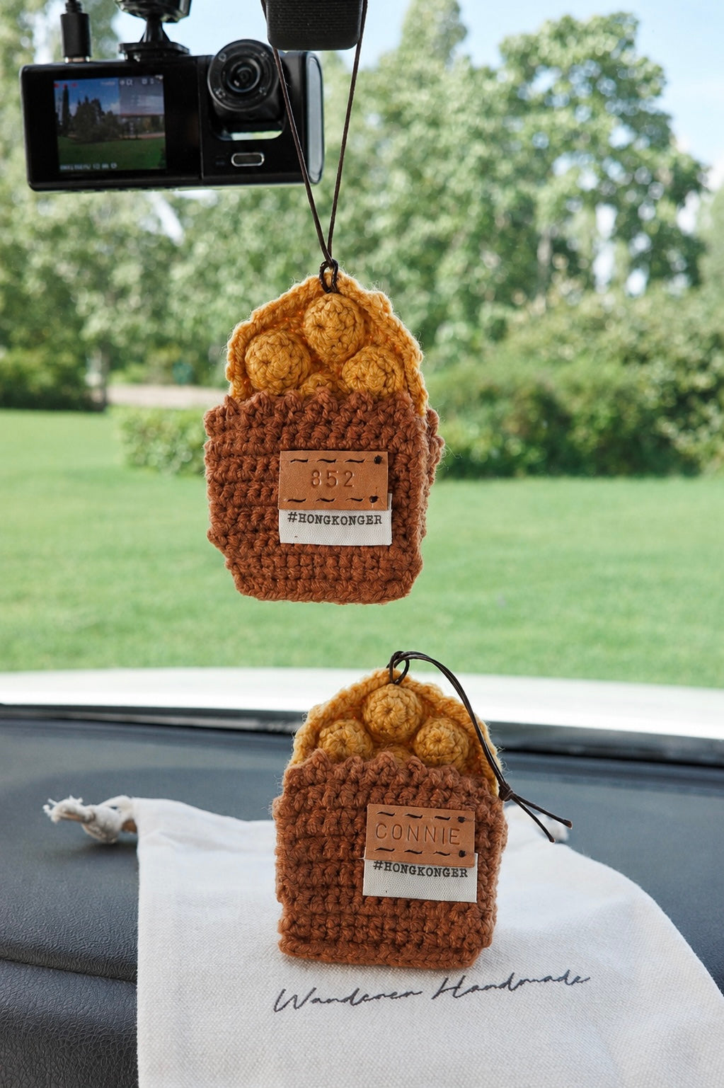 Mini Egg Waffle Ornament|迷你雞蛋仔掛飾