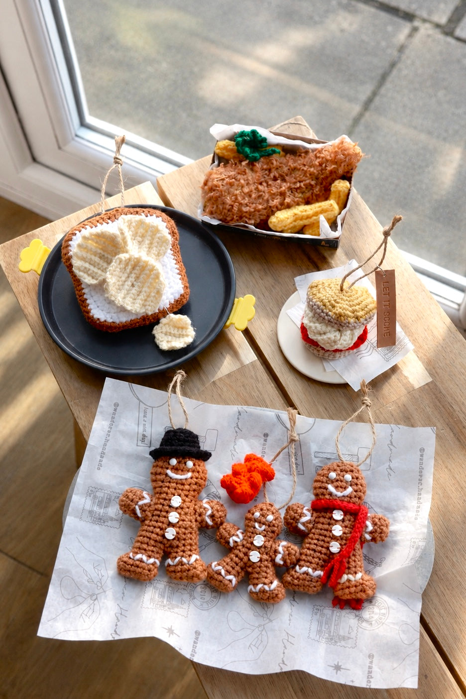 Fish and Chips To Go Ornament | 外賣炸魚薯條掛飾