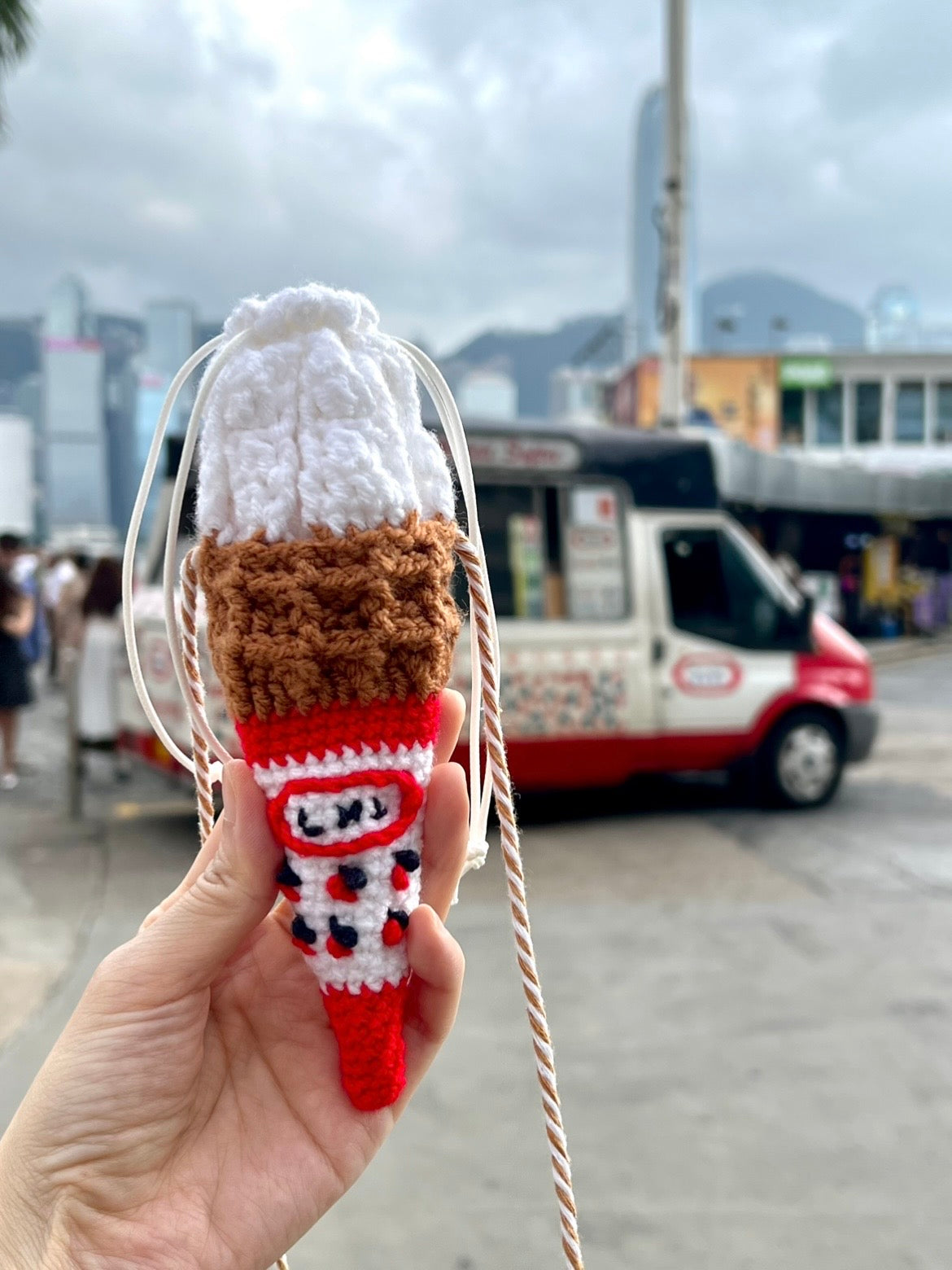 Soft Ice Cream Drawstring Pouch | 香滑軟雪糕索袋