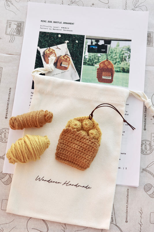 [LIMITED EDITION] Mini Egg Waffle Ornament DIY Pack | 迷你雞蛋仔吊飾材料包