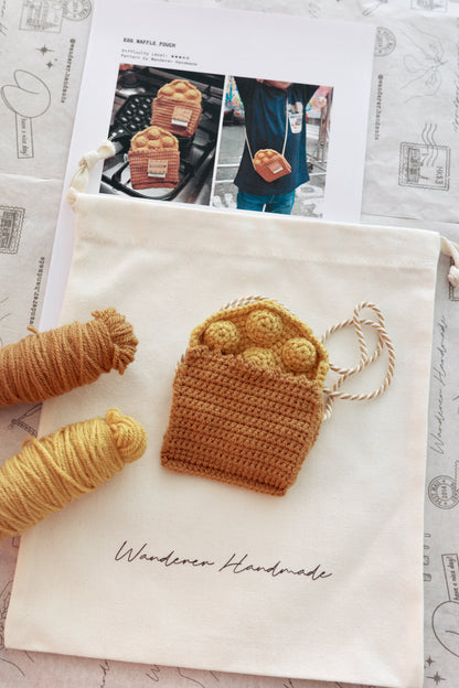 Egg Waffle Pouch DIY Pack | 雞蛋仔八達通套材料包