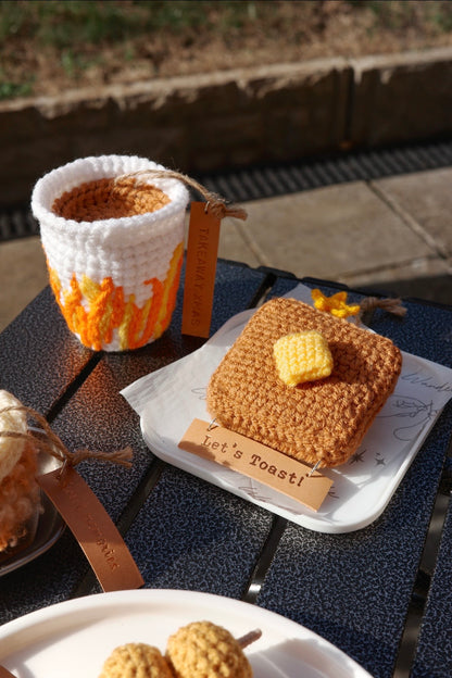 French Toast Ornament | 茶記西多士掛飾