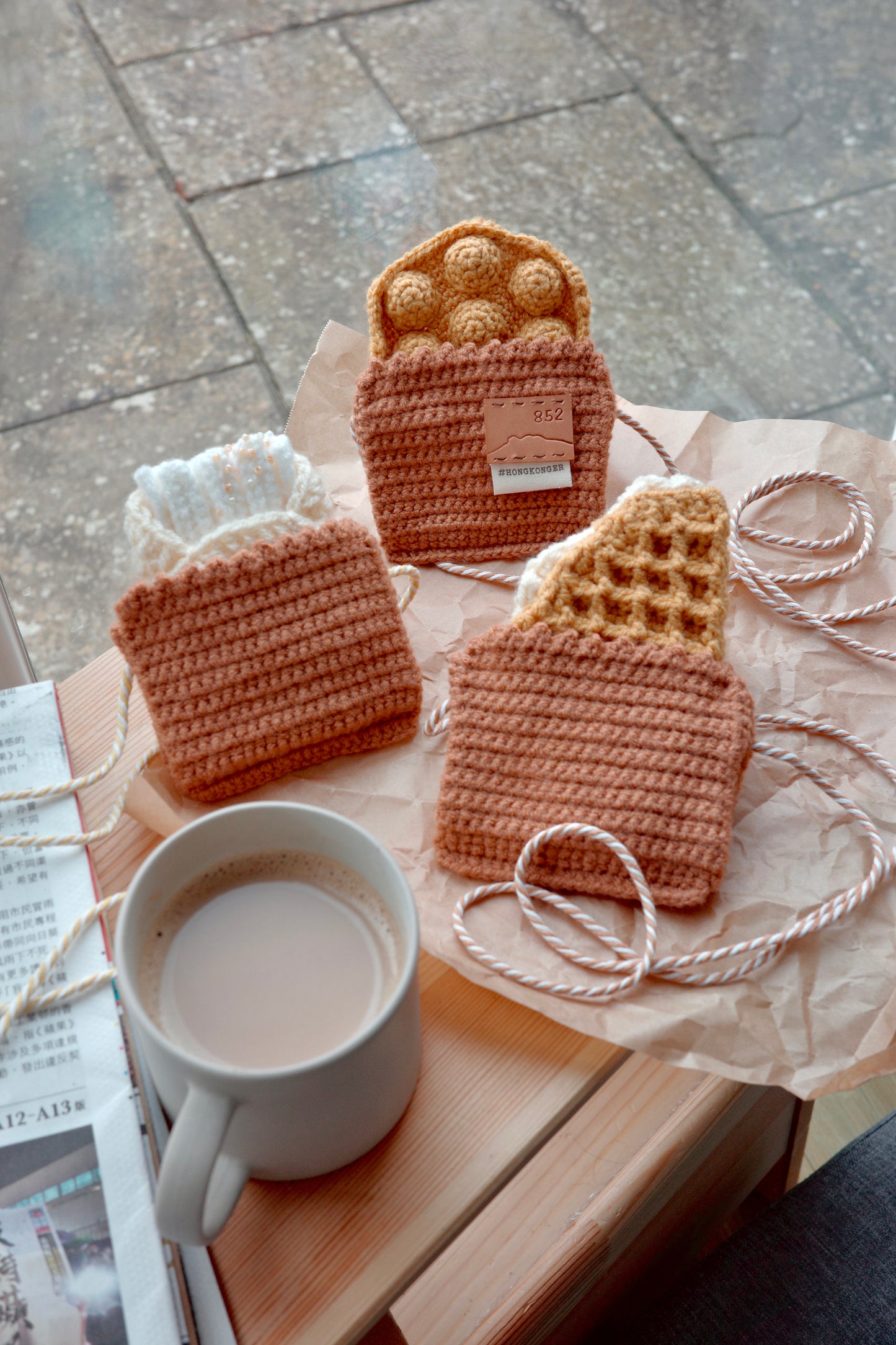 Hong Kong Style Waffle Pouch｜格仔餅八達通套