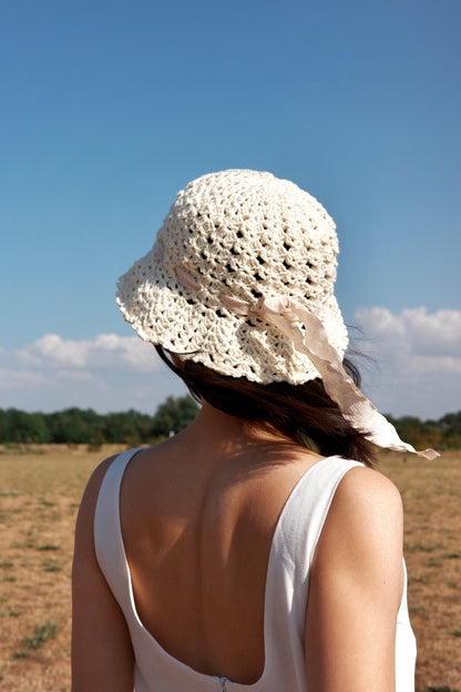 The English Summer Hat ｜英倫夏日通花帽