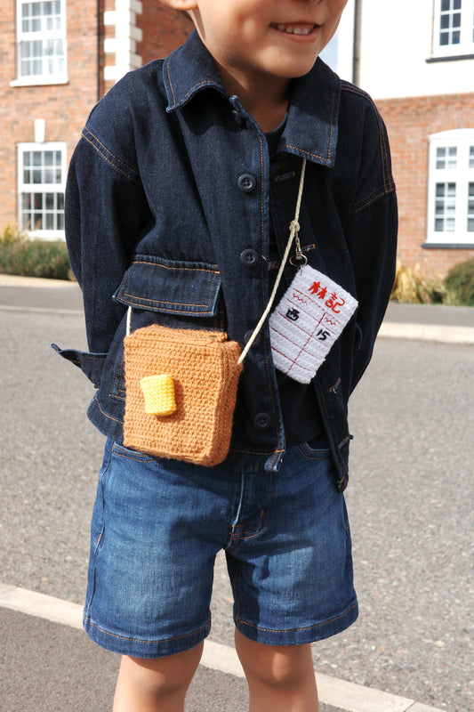 French Toast Pouch and Order-Slip Card Holder | 港式西多士小袋與落單卡套
