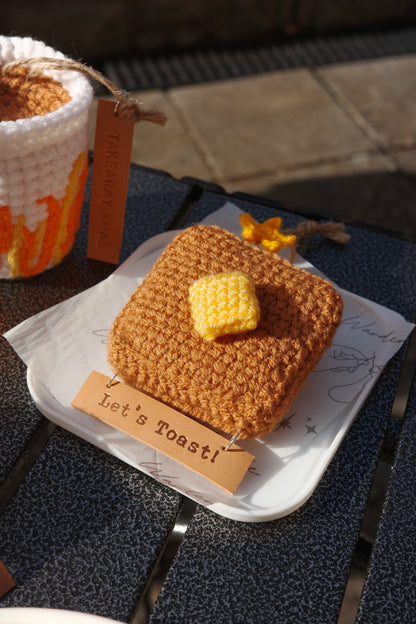 French Toast Ornament | 茶記西多士掛飾