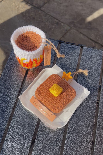 French Toast Ornament | 茶記西多士掛飾
